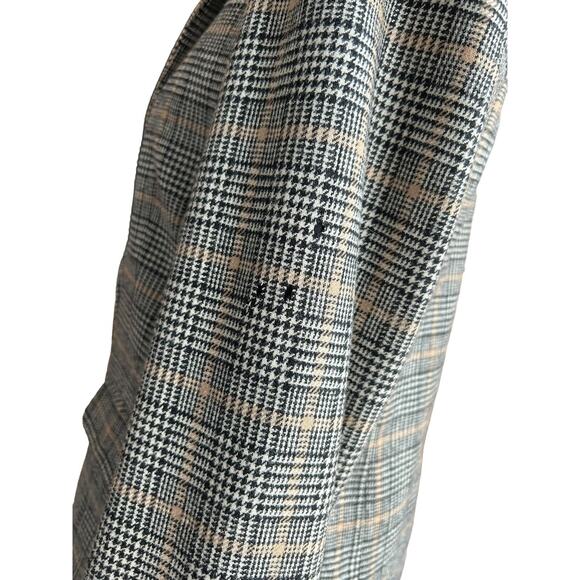 Vintage Pendleton Blazer Womens 10‎ Petite Houndstooth Plaid Wool Coat USA - Picture 5 of 15
